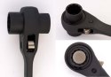 DWUSTRONNY KLUCZ NASADKOWY Z GRZECHOTKĄ 27*30MM, DŁ. 402MM KING TONY
