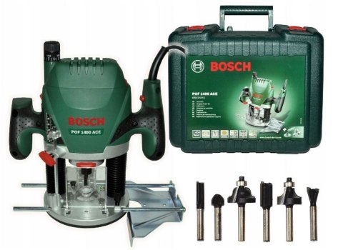 FREZARKA GÓRNOWRZECIONOWA POF 1400 + ACC BOSCH FREZARKA GÓRNOWRZECIONOWA POF 1400 + ACC BOSCH