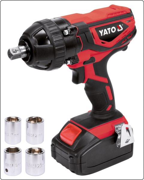 KLUCZ UDAROWY 18V 1/2'' 300NM 2.0AH YATO KLUCZ UDAROWY 18V 1/2'' 300NM 2.0AH YATO