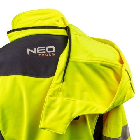 KURTKA ROBOCZA OSTRZEGAWCZA SOFTSHELL Z KAPTUREM ŻÓŁTA XL NEO KURTKA ROBOCZA OSTRZEGAWCZA SOFTSHELL Z KAPTUREM ŻÓŁTA XL NEO