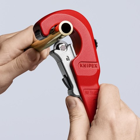 OBCINAK DO RUR 6-35 (1/4-3/8'') O GRUBOŚCI ŚCIANEK DO 2MM KNIPEX OBCINAK DO RUR 6-35 (1/4-3/8'') O GRUBOŚCI ŚCIANEK DO 2MM KNIPEX