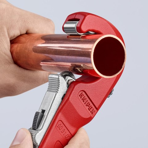 OBCINAK DO RUR 6-35 (1/4-3/8'') O GRUBOŚCI ŚCIANEK DO 2MM KNIPEX OBCINAK DO RUR 6-35 (1/4-3/8'') O GRUBOŚCI ŚCIANEK DO 2MM KNIPEX