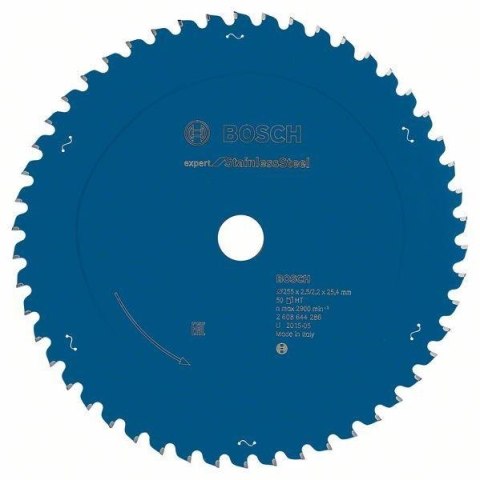 TARCZA PILARSKA EXPERT SL T 255*25,4 50 T BOSCH TARCZA PILARSKA EXPERT SL T 255*25,4 50 T BOSCH