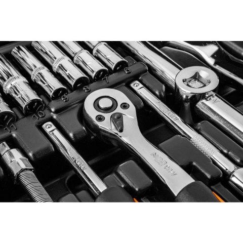 ZESTAW KLUCZY NASADOWYCH 1/4'',1/2'' 111 CZĘŚCI CRV NEO ZESTAW KLUCZY NASADOWYCH 1/4'',1/2'' 111 CZĘŚCI CRV NEO
