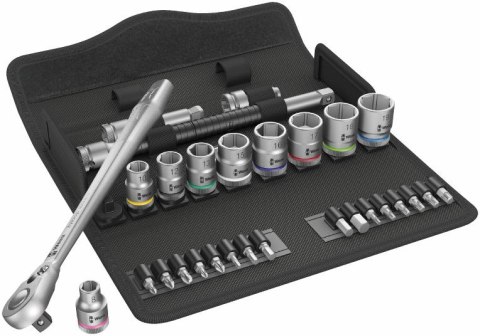 ZESTAW KLUCZY NASADOWYCH 3/8''ZYKLOP METAL,+GRZECHOTKA 29CZ. WERA ZESTAW KLUCZY NASADOWYCH 3/8''ZYKLOP METAL,+GRZECHOTKA 29CZ. WERA