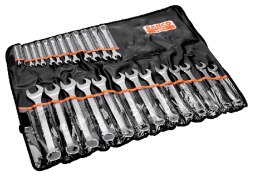 ZESTAW KLUCZY PŁASKO-OCZKOWYCH 6-32 26 CZ. BAHCO
