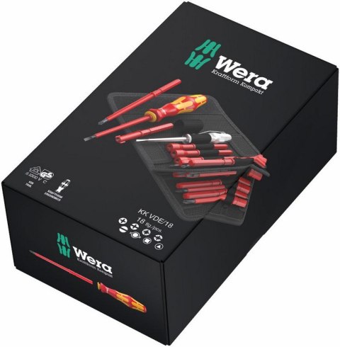 ZESTAW RĘKOJEŚĆ +16 TRZPIENI IZOLOWANYCH PŁ, PH, PZ, PZ/S,TX WERA ZESTAW RĘKOJEŚĆ +16 TRZPIENI IZOLOWANYCH PŁ, PH, PZ, PZ/S,TX WERA
