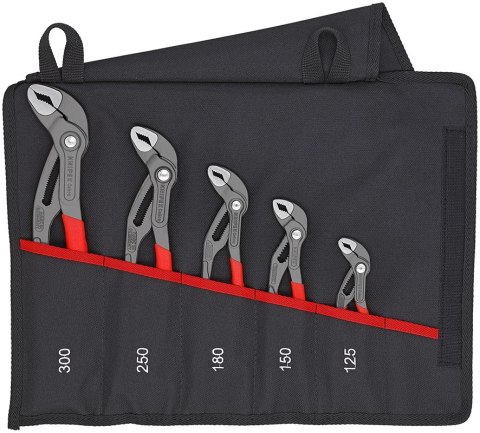 ZESTAW SZCZYPIEC DO RUR W ETUI 5-CZĘŚC 125,150,180,250,300MM KNIPEX ZESTAW SZCZYPIEC DO RUR W ETUI 5-CZĘŚC 125,150,180,250,300MM KNIPEX