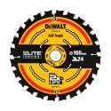 PIŁA TARCZOWA DO DREWNA ELITE 165*20MM 24 ZĘBY DEWALT