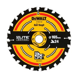 PIŁA TARCZOWA DO DREWNA ELITE 165*20MM 24 ZĘBY DEWALT
