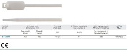 OPASKA KABLOWA Z TABLICZKĄ OPISOWĄ WZDŁUŻNĄ 190*4.8MM BETA