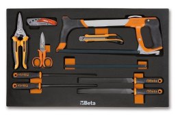 ZESTAW 9 PILNIKÓW I NARZĘDZI W MIĘKKIM WKŁ.PROFILOWANYM BETA