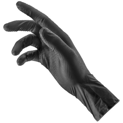 RĘKAWICE NITRYLOWE WZMACNIANE MONKEY CZARNE 50SZT. XL BETA