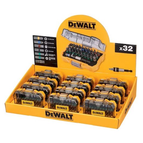 ZESTAW BITÓW 1/4'' 32-CZĘŚCIOWY DEWALT