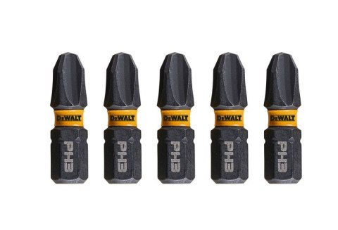 KOŃCÓWKI WKRĘTAKOWE UDAROWE PH3*25MM EXTREME 5SZT DEWALT