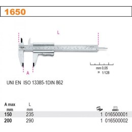 SUWMIARKA NONIUSZOWA UNIWERSALNA MODEL 1650 0-200MM BETA
