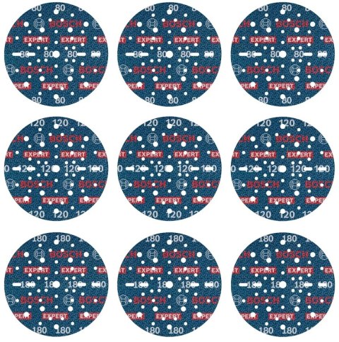 KRĄŻEK ŚCIERNY FOLIA EXPERT O780 150MM 9PC BOSCH