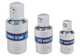 ZESTAW PRZEGUBÓW KULOWYCH 3SZT. 1/4''-1/2'' KING TONY