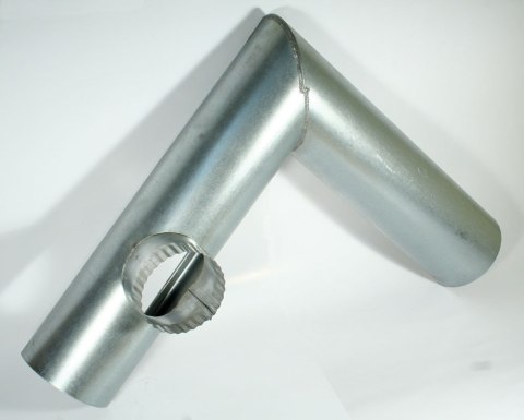 NAROŻNIK RYNNY Z WYLOTEM 150MM LEWY NAROŻNIK RYNNY Z WYLOTEM 150MM LEWY