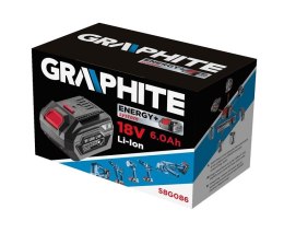 GRAPHITE | AKUMULATOR ENERGY+ 18V 6.0AH | WYDAJNY, INTENSYWNY, BEZPIECZNY