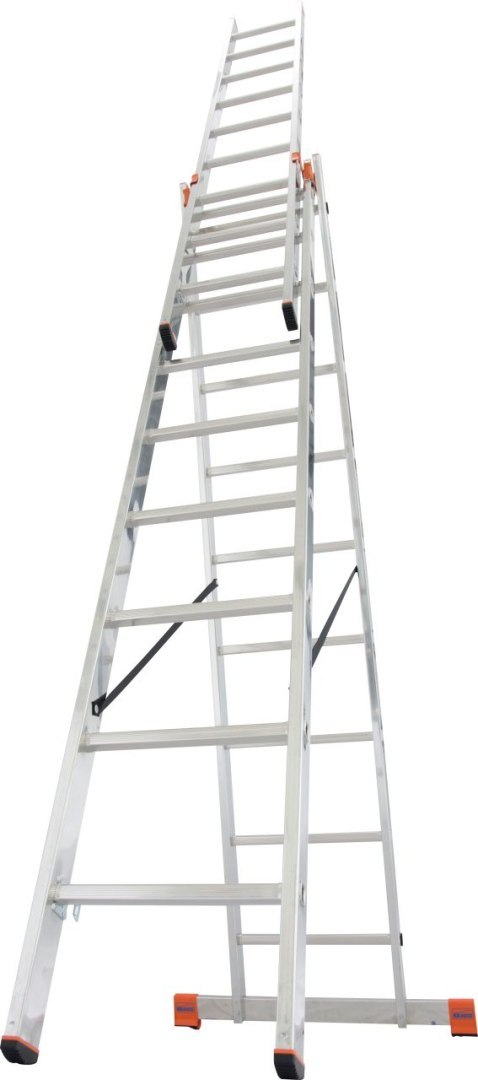 DRABINA ALUMINIOWA 3-ELEMENTOWA TRIBILO 3*9 SZCZEBLI KRAUSE DRABINA ALUMINIOWA 3-ELEMENTOWA TRIBILO 3*9 SZCZEBLI KRAUSE