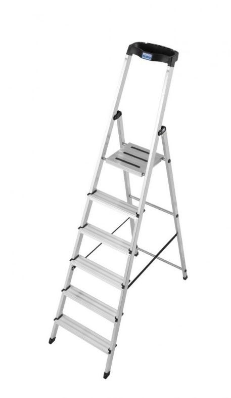 DRABINA ALUMINIOWA WOLNOSTOJĄCA SAFETY 6 SZCZEBLI KRAUSE DRABINA ALUMINIOWA WOLNOSTOJĄCA SAFETY 6 SZCZEBLI KRAUSE