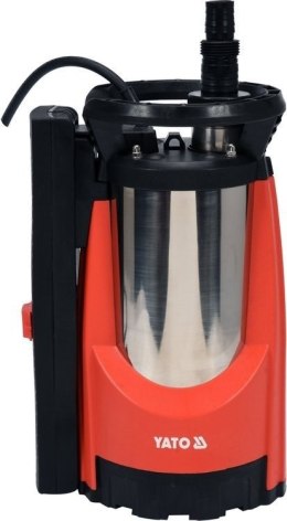 POMPA ZATAPIALNA INOX 750W YATO – Wydajność 11000 l/h, Wys. Podnoszenia 8,5 m, Obudowa Stal Nierdzewna