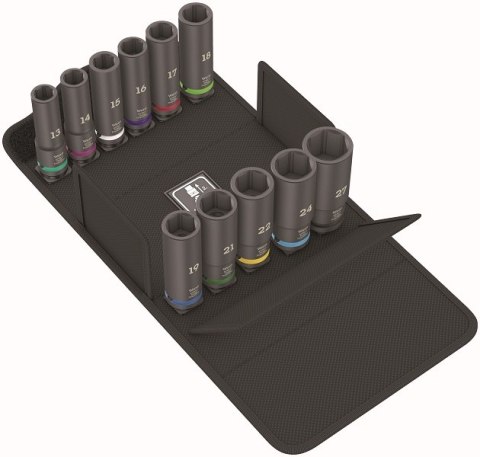 ZESTAW KLUCZY NASADOWYCH IMPAKTOR DEEP SET 1, 11CZ. WERA ZESTAW KLUCZY NASADOWYCH IMPAKTOR DEEP SET 1, 11CZ. WERA