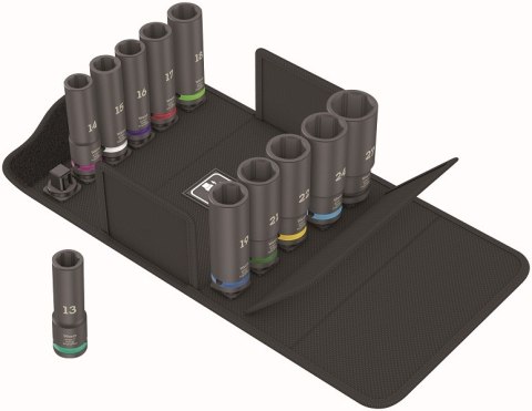 ZESTAW KLUCZY NASADOWYCH IMPAKTOR DEEP SET 1, 11CZ. WERA ZESTAW KLUCZY NASADOWYCH IMPAKTOR DEEP SET 1, 11CZ. WERA