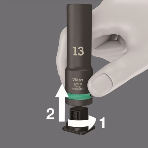 ZESTAW KLUCZY NASADOWYCH IMPAKTOR DEEP SET 1, 11CZ. WERA ZESTAW KLUCZY NASADOWYCH IMPAKTOR DEEP SET 1, 11CZ. WERA