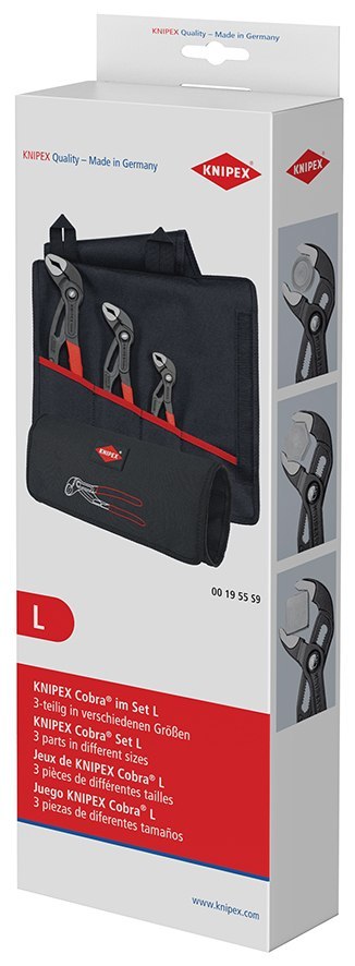 ZESTAW SZCZYPIEC DO RUR W ETUI 3-CZĘŚCIOWY 150,250,300MM KNIPEX ZESTAW SZCZYPIEC DO RUR W ETUI 3-CZĘŚCIOWY 150,250,300MM KNIPEX