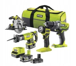 ZESTAW ELEKTRONARZĘDZI RCK184-252S 1*2.0AH 1*5.0AH ONE+ RYOBI