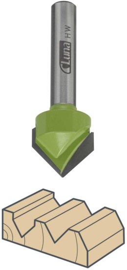 FREZ TRZPIENIOWY STOŻKOWY 16MM 16-45-57 FI8 LUNA