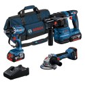 ZESTAW COMBI GSR18V-45 + GWS18V-8 + GBH18V-22 3*4.0AH BOSCH
