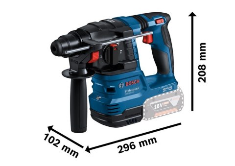ZESTAW COMBI GSR18V-45 + GWS18V-8 + GBH18V-22 3*4.0AH BOSCH