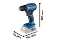ZESTAW COMBI GSR18V-45 + GWS18V-8 + GBH18V-22 3*4.0AH BOSCH