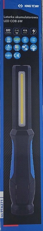 LATARKA AKUMULATOROWA LED COB 6W KING TONY
