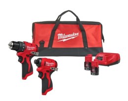 ZESTAW COMBO KIT M12BLPP2D-202B 2-PC MILWAUKEE