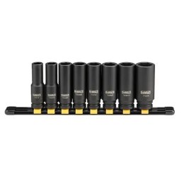 ZESTAW NASADEK UDAROWYCH GŁĘBOKICH 1/2' 8 SZTUK DEWALT