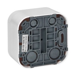 GNIAZDO POJEDYNCZE TODO 2P+Z IP20, BIAŁY ORNO