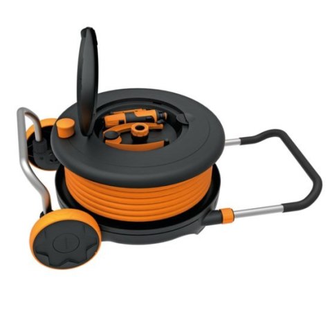 FISKARS BĘBEN Z WĘŻEM L 1/2" 30M | NAWADNIANIE, PODLEWANIE