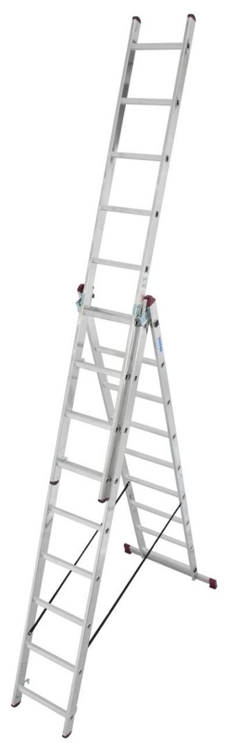 DRABINA ALUMINIOWA 3-ELEMENTOWA CORDA 3*9 SZCZEBLI KRAUSE DRABINA ALUMINIOWA 3-ELEMENTOWA CORDA 3*9 SZCZEBLI KRAUSE