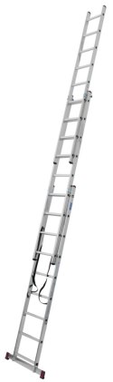 DRABINA ALUMINIOWA 3-ELEMENTOWA CORDA 3*9 SZCZEBLI KRAUSE