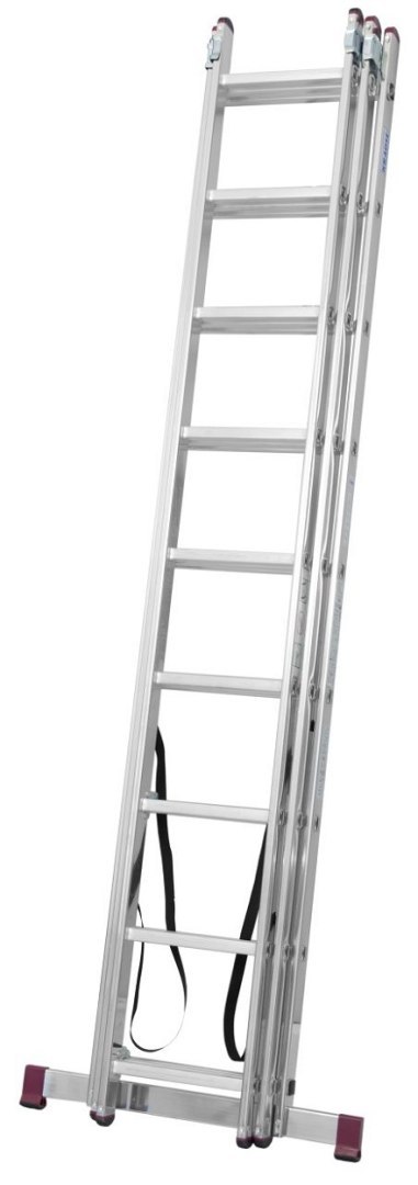 DRABINA ALUMINIOWA 3-ELEMENTOWA CORDA 3*9 SZCZEBLI KRAUSE DRABINA ALUMINIOWA 3-ELEMENTOWA CORDA 3*9 SZCZEBLI KRAUSE