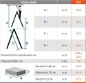 DRABINA ALUMINIOWA DWUSTRONNA DOPPLO 2*3 SZCZEBLE KRAUSE