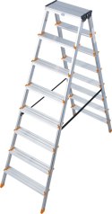 DRABINA ALUMINIOWA DWUSTRONNA DOPPLO 2*8 SZCZEBLI KRAUSE