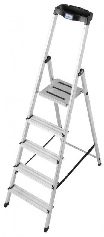 DRABINA ALUMINIOWA WOLNOSTOJĄCA SAFETY 5 SZCZEBLI KRAUSE DRABINA ALUMINIOWA WOLNOSTOJĄCA SAFETY 5 SZCZEBLI KRAUSE