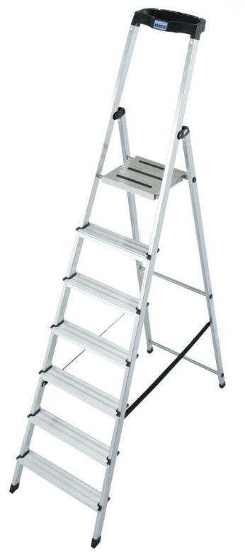 DRABINA ALUMINIOWA WOLNOSTOJĄCA SAFETY 7 SZCZEBLI KRAUSE DRABINA ALUMINIOWA WOLNOSTOJĄCA SAFETY 7 SZCZEBLI KRAUSE