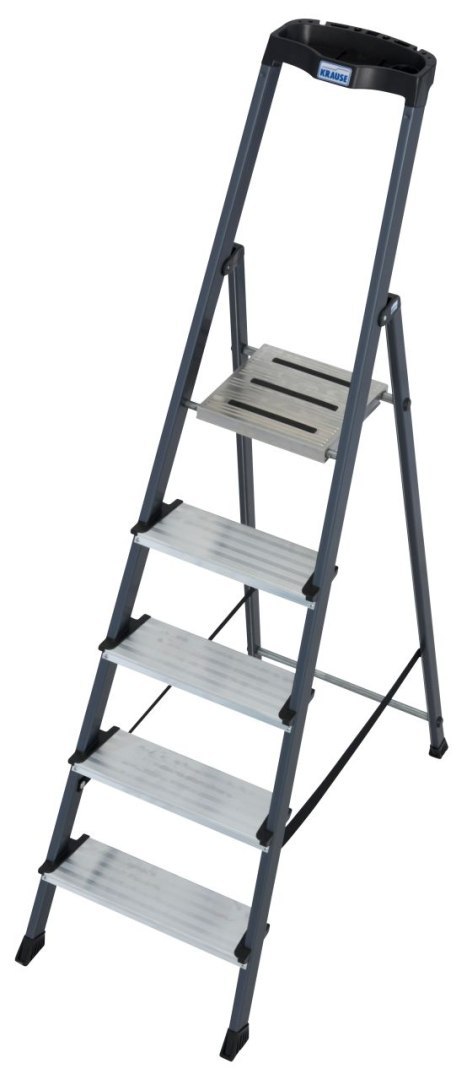 DRABINA ALUMINIOWA WOLNOSTOJĄCA SECURO 5 SZCZEBLI KRAUSE DRABINA ALUMINIOWA WOLNOSTOJĄCA SECURO 5 SZCZEBLI KRAUSE