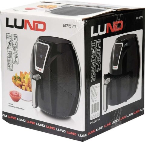 FRYTKOWNICA BEZTŁUSZCZOWA 1300W, 2.4L. PANEL LED LUND FRYTKOWNICA BEZTŁUSZCZOWA 1300W, 2.4L. PANEL LED LUND